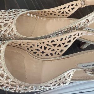 Strappy kitten heels